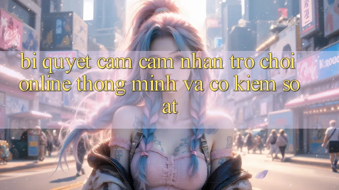 Bí Quyết Cảm cảm nhận Trò chơi Online Thông Minh Và Có kiểm soát