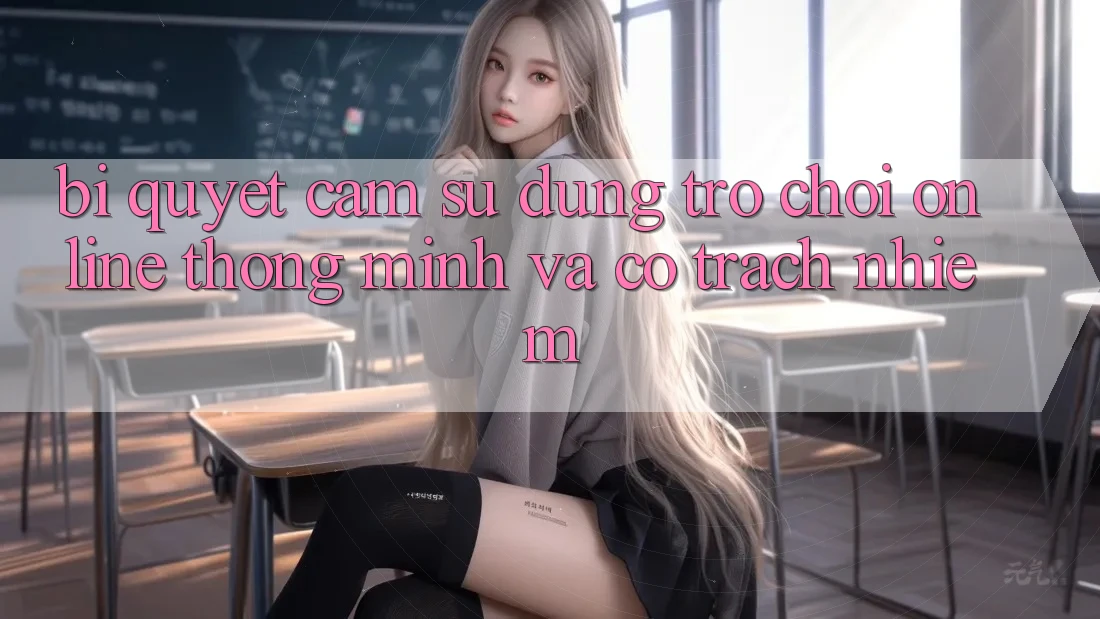 Bí Quyết Cảm sử dụng Trò chơi Online Thông Minh Và Có Trách Nhiệm