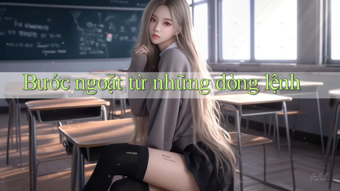 Bước ngoặt từ những dòng lệnh Bước ngoặt từ những dòng lệnh