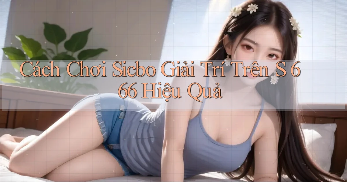 cách chơi sicbo giải trí trên s 666 hiệu quả