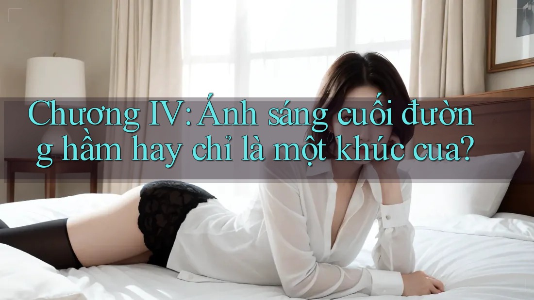 Chương IV: Ánh sáng cuối đường hầm hay chỉ là một khúc cua? Chương IV: Ánh sáng cuối đường hầm hay chỉ là một khúc cua?