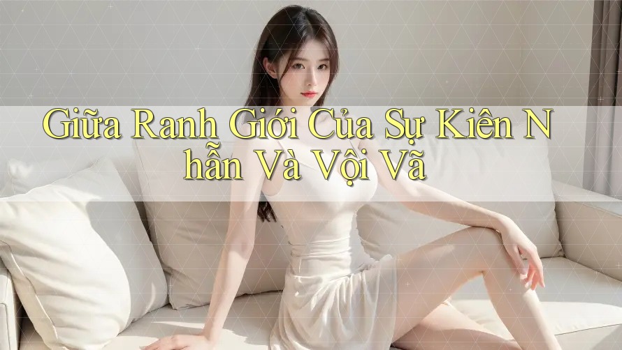 Giữa Ranh Giới Của Sự Kiên Nhẫn Và Vội Vã