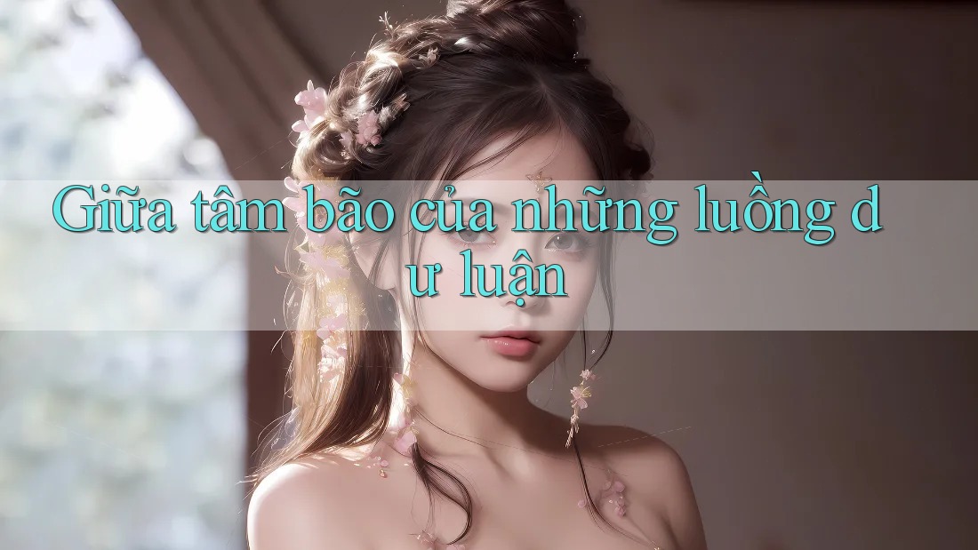 Giữa tâm bão của những luồng dư luận