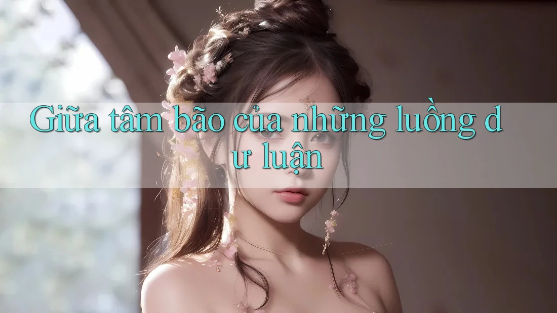 Giữa tâm bão của những luồng dư luận Giữa tâm bão của những luồng dư luận