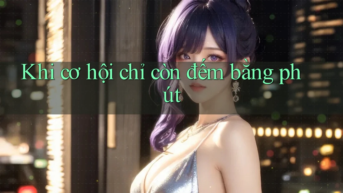 Khi cơ hội chỉ còn đếm bằng phút