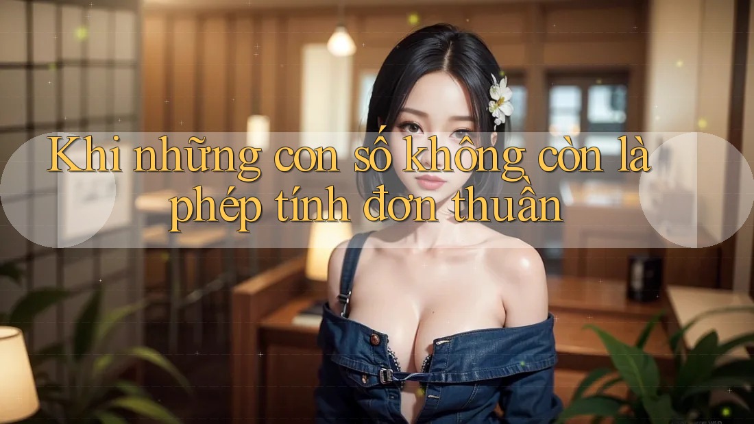 Khi những con số không còn là phép tính đơn thuần