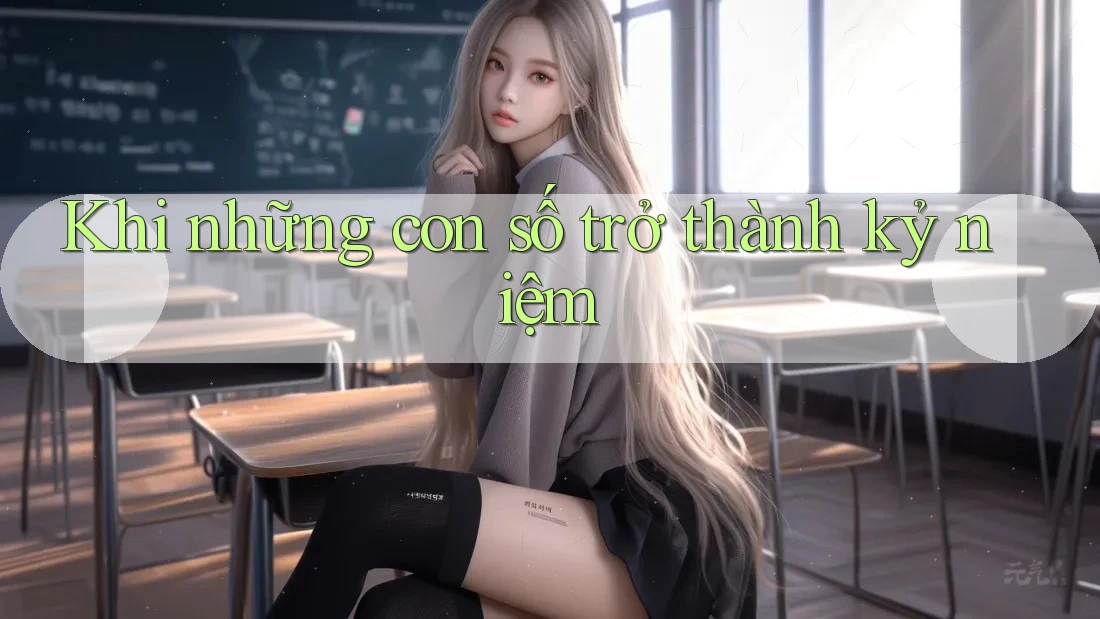 Khi những con số trở thành kỷ niệm Khi những con số trở thành kỷ niệm