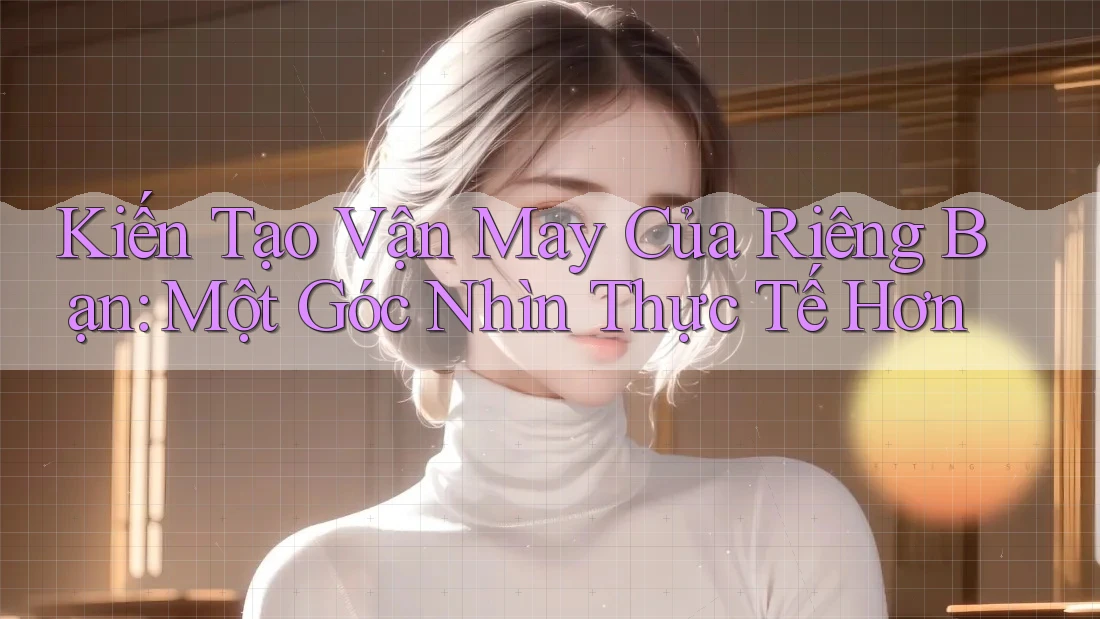 Kiến Tạo Vận May Của Riêng Bạn: Một Góc Nhìn Thực Tế Hơn