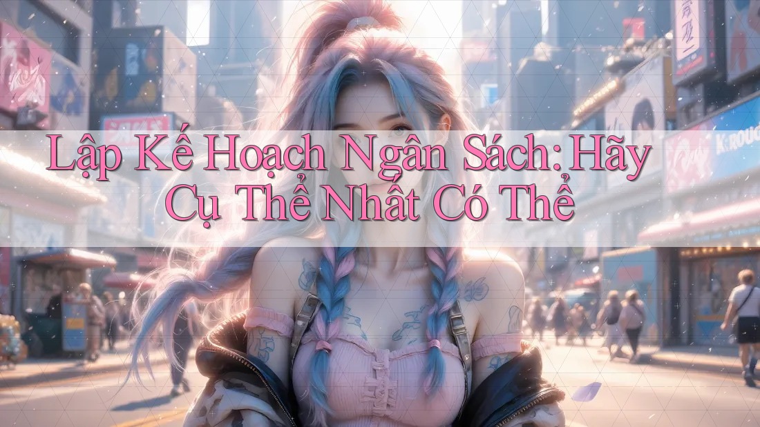 Lập Kế Hoạch Ngân Sách: Hãy Cụ Thể Nhất Có Thể