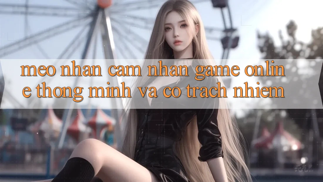Mẹo Nhận cảm nhận Game Online Thông Minh Và Có Trách Nhiệm