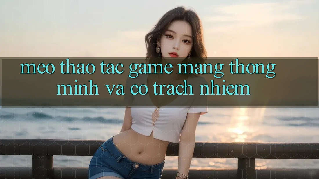 Mẹo Thao tác Game mạng Thông Minh Và Có Trách Nhiệm Mẹo Thao tác Game mạng Thông Minh Và Có Trách Nhiệm