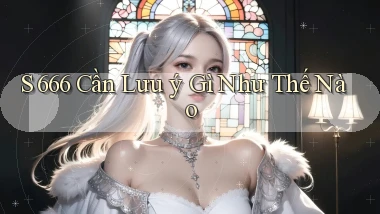 s 666 cần lưu ý gì như thế nào