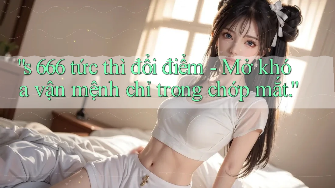 “s 666 tức thì đổi điểm - Mở khóa vận mệnh chỉ trong chớp mắt.”