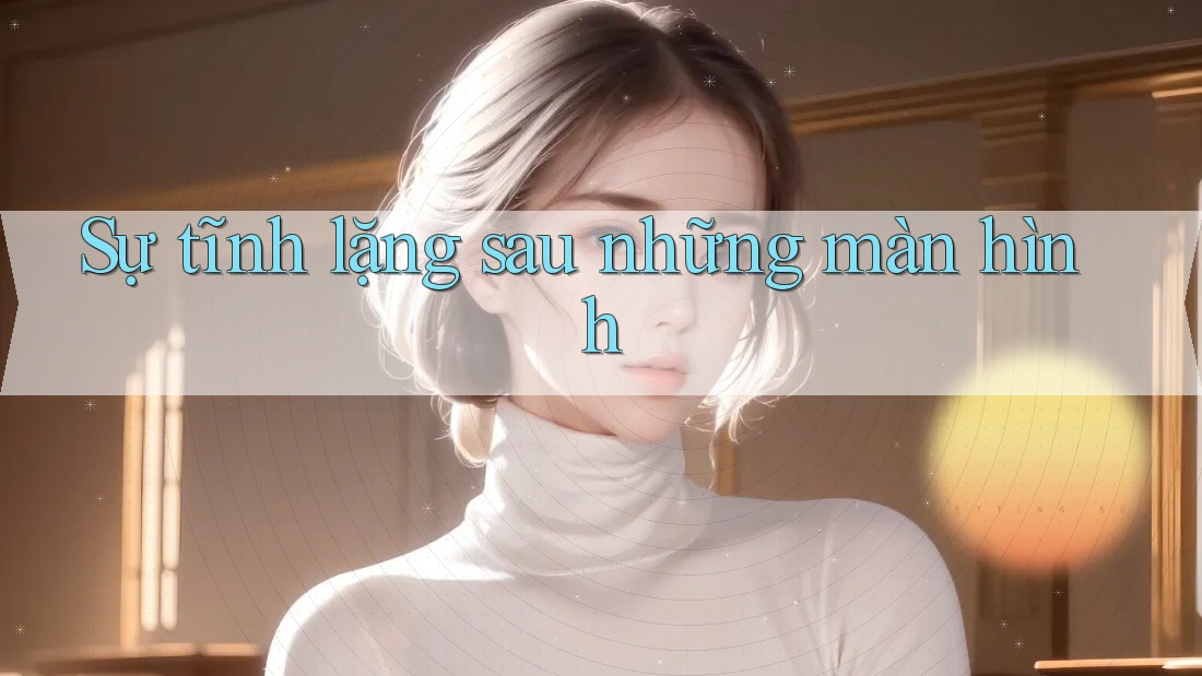 Sự tĩnh lặng sau những màn hình Sự tĩnh lặng sau những màn hình