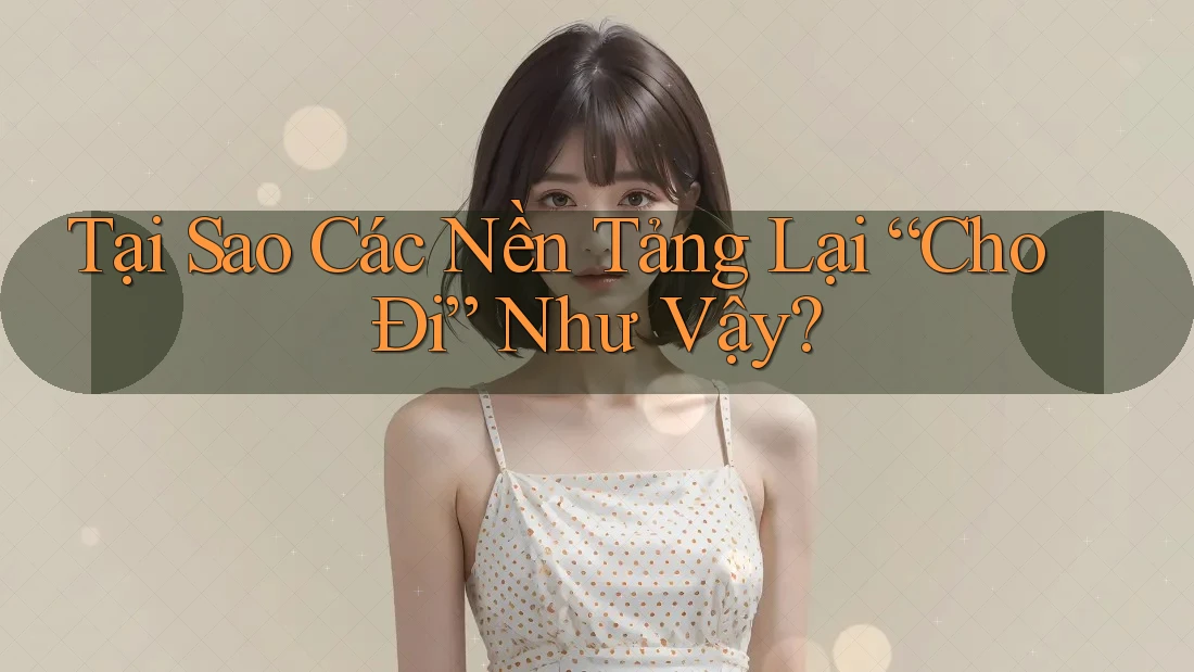 Tại Sao Các Nền Tảng Lại “Cho Đi” Như Vậy? Tại Sao Các Nền Tảng Lại “Cho Đi” Như Vậy?
