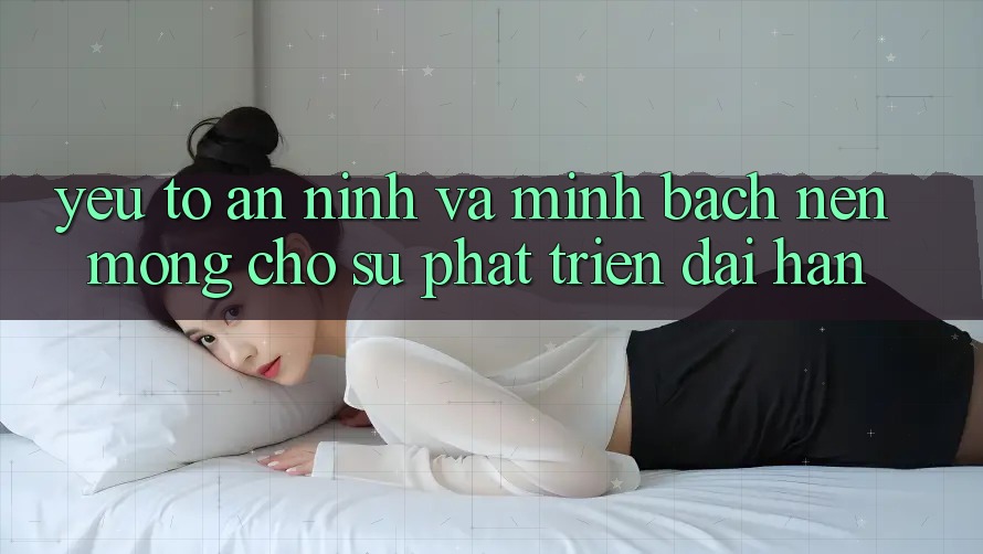 Yếu Tố An ninh Và Minh bạch – Nền Móng Cho Sự Phát Triển Dài hạn