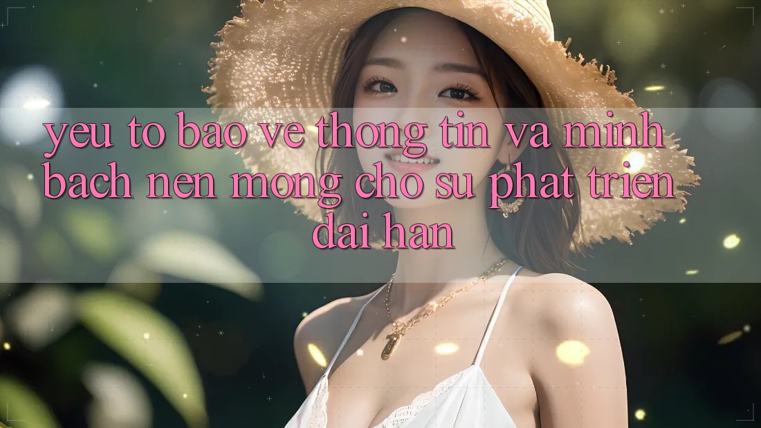 Yếu Tố Bảo vệ thông tin Và Minh bạch – Nền Móng Cho Sự Phát Triển Dài hạn Yếu Tố Bảo vệ thông tin Và Minh bạch – Nền Móng Cho Sự Phát Triển Dài hạn